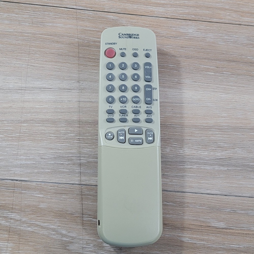 Cambridge Soundworks HOF61A1 Remote Control DVD CD Tuner Receiver Tested
